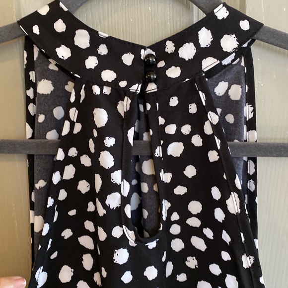 Halter dress, black and white, size M - Picture 5 of 8